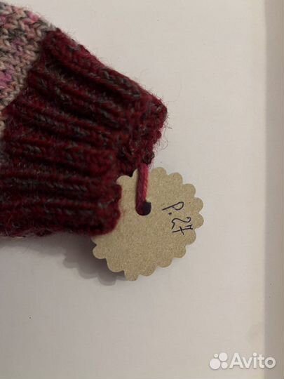 Носочки детские вязаные ручной работы теплые