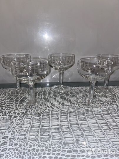 Набор стопок на ножке СССР