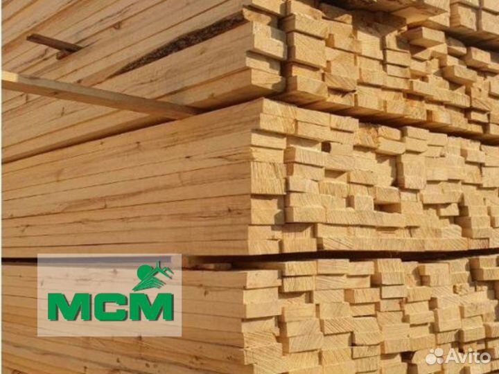 Доска обрезная сосна