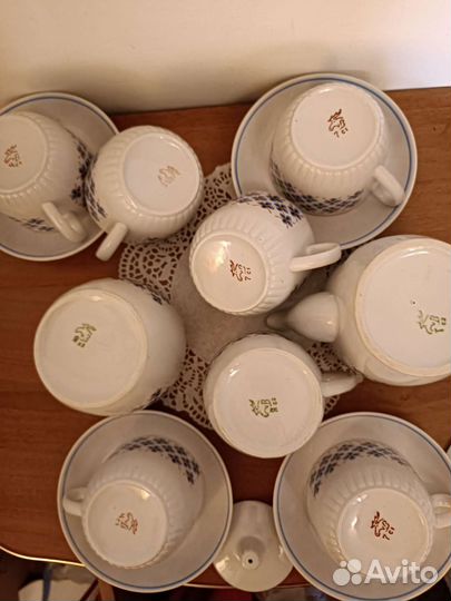 Сервиз чайный СССР Вербилки новый