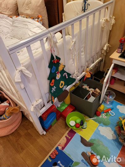 Детская кровать с матрасом