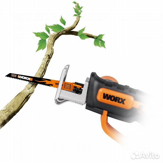 Пила сабельная аккумуляторная worx WG894E.9 без акк и з/у