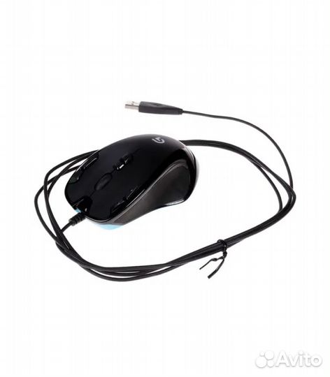 Игровая проводная мышь Logitech G300s, черный
