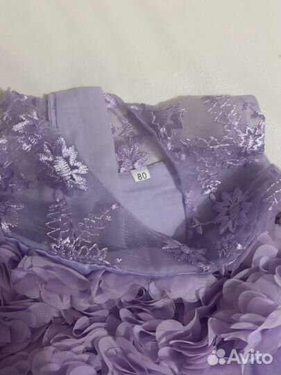 Нарядное платье для девочки 80