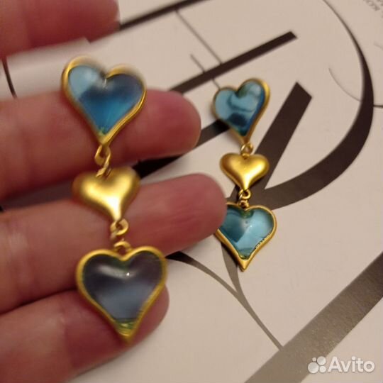 Серьги в стиле Karl Lagerfeld