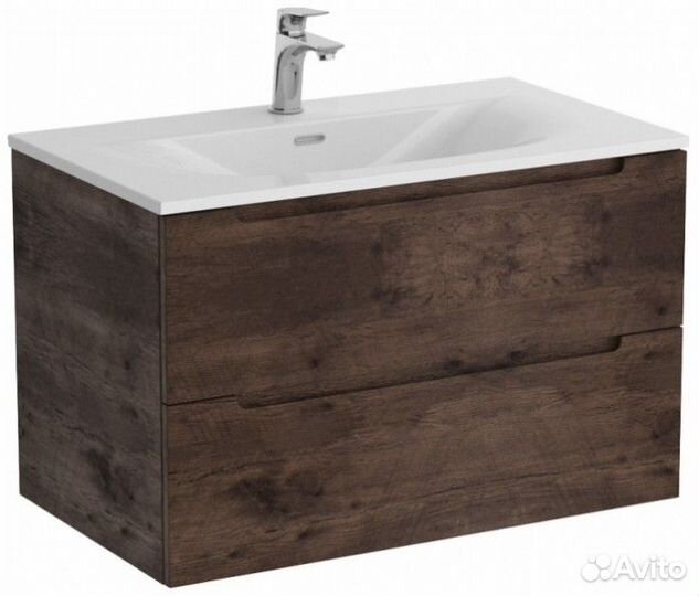 Тумба с раковиной BelBagno Etna 80-BB-8099-80 Rovere Moro