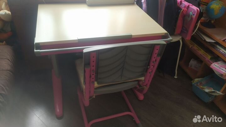 Растущая парта и стул бу (Деми)