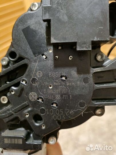 Моторчик дворника задний volkswagen polo