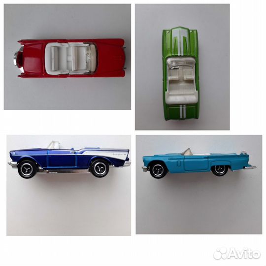 Matchbox Hot Wheels 1:63-1:66 пластик