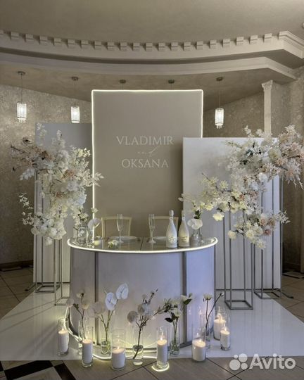 Оформление свадьбы, свадебное оформление зала