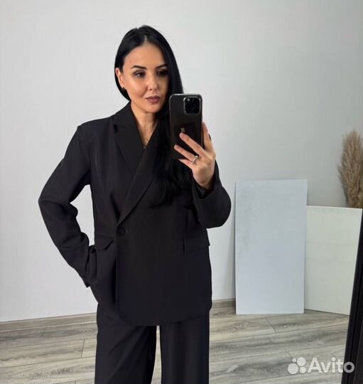 Брючный костюм оверсайз