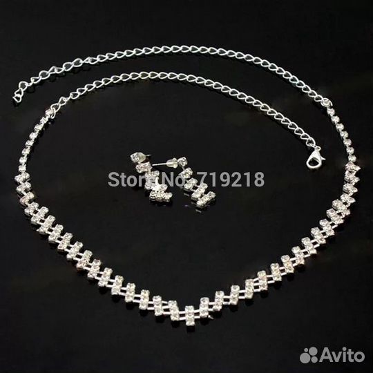 Новый набор (колье, серьги)