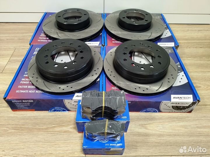 Перфорированные тормозные диски Lexus GX470