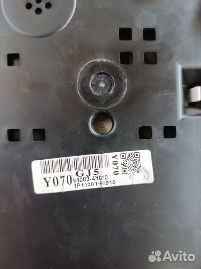 Щиток приборов в сборе kia rio 3 940034Y070