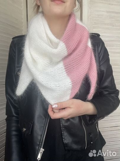 Косынка вязаная