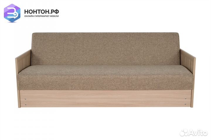 Диван книжка Ручеек-Ламино темно-бежевый