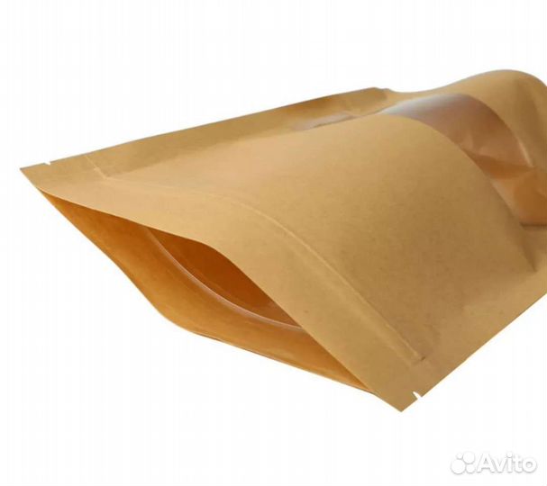 Пакеты крафт с зип-лок