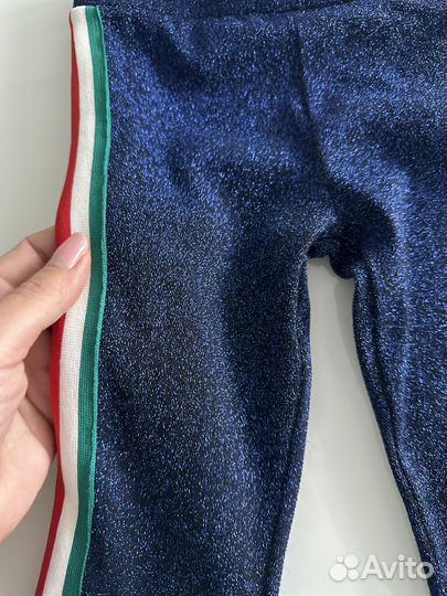 Леггинсы новые праздничные h&m
