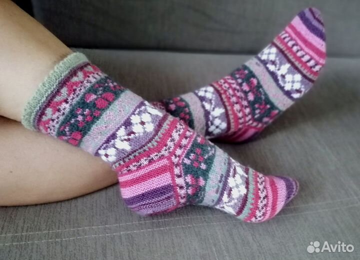 Носки вязаные ручной работы