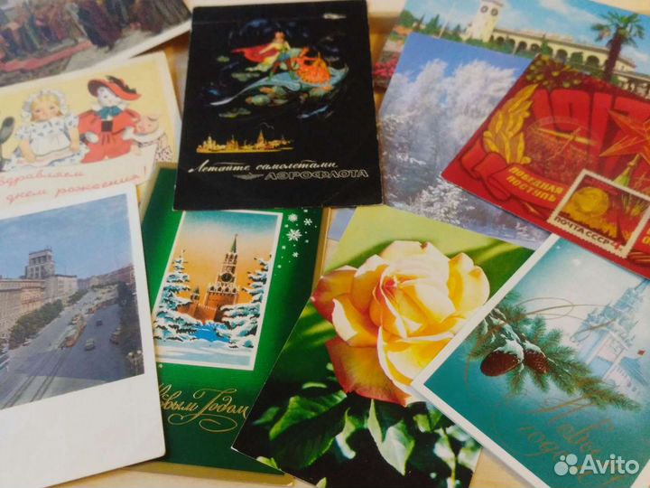 Открытки, почтовые карточки