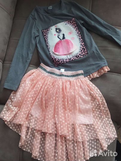 Пакет одежды для девочки 122 128