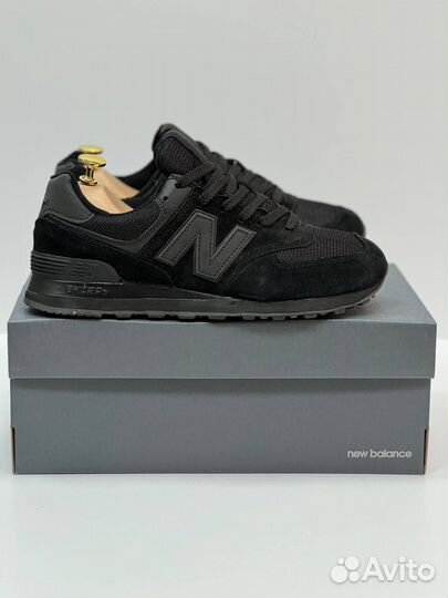 Кроссовки мужские new balance 574 чёрные