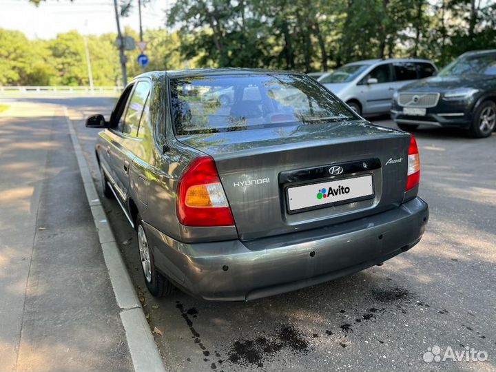 Hyundai Accent 1.5 AT, 2004, 95 000 км