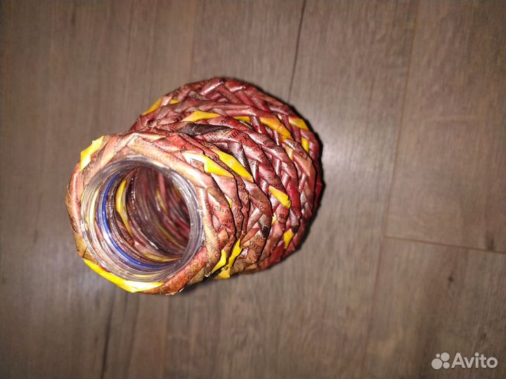 Ваза для цветов ручной работы