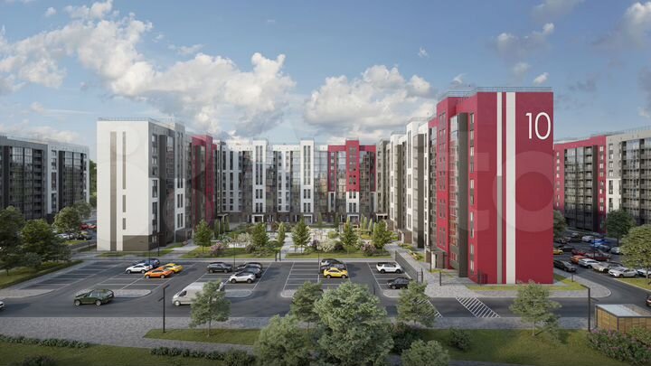 2-к. квартира, 55 м², 9/10 эт.