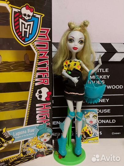 Кукла Монстер Хай laguna блю редкая ролековая