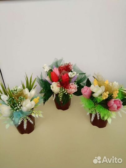 Букет из мыла