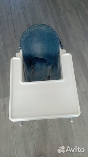 Стульчик для кормления IKEA antilop с чехлами