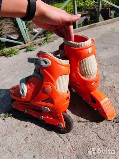 Роликовые коньки детские раздвижные