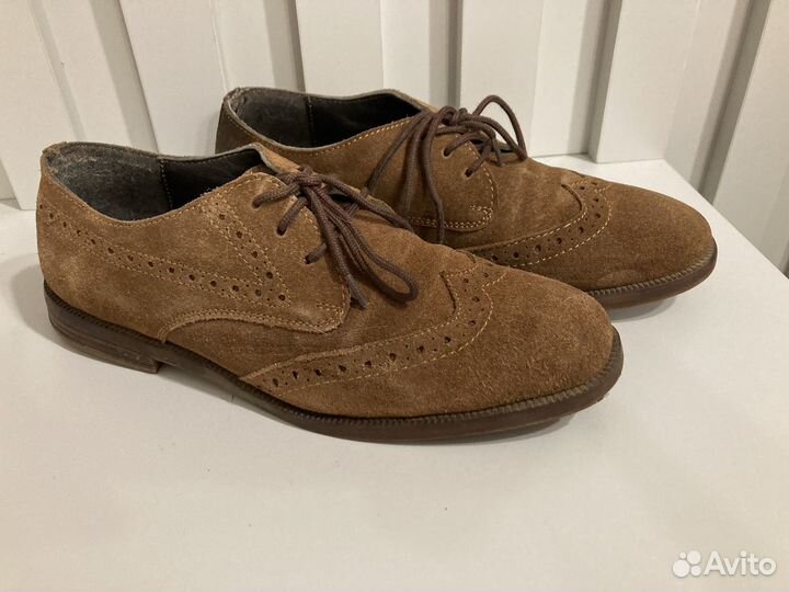 Туфли женские осенние натуральная замша