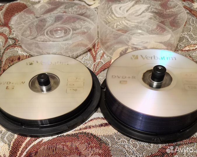 Болванки dvd+r, dvd+rw Verbatim