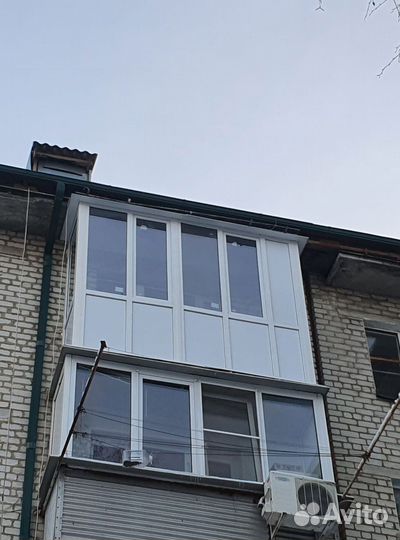 Пластиковые Балконы с ламинацией