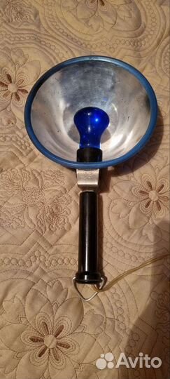 Синяя лампа для прогревания