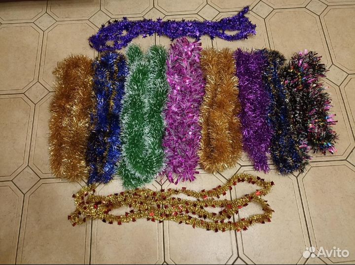 Мишура новогодняя