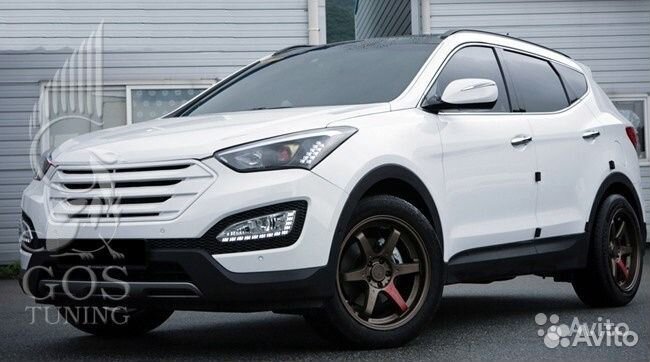 Решетка радиатора Hyundai Santa Fe DM / Санта Фе 3
