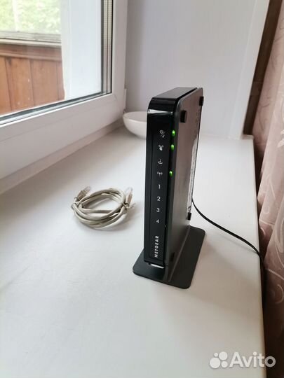 Wi-Fi роутер netgear jwnr2000v2 300 мбит/с