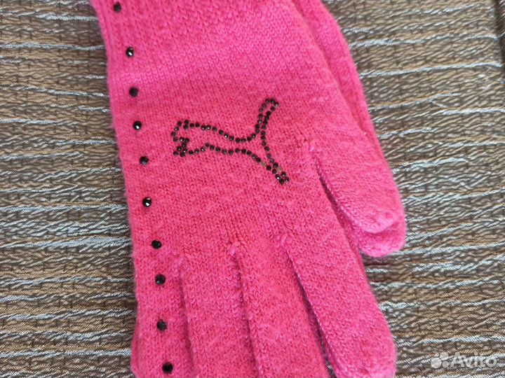 Комплект шапка и перчатки Puma