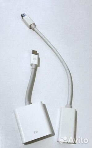 Адаптеры Mini DisplayPort–VGA Apple A1307 (+hdmi)