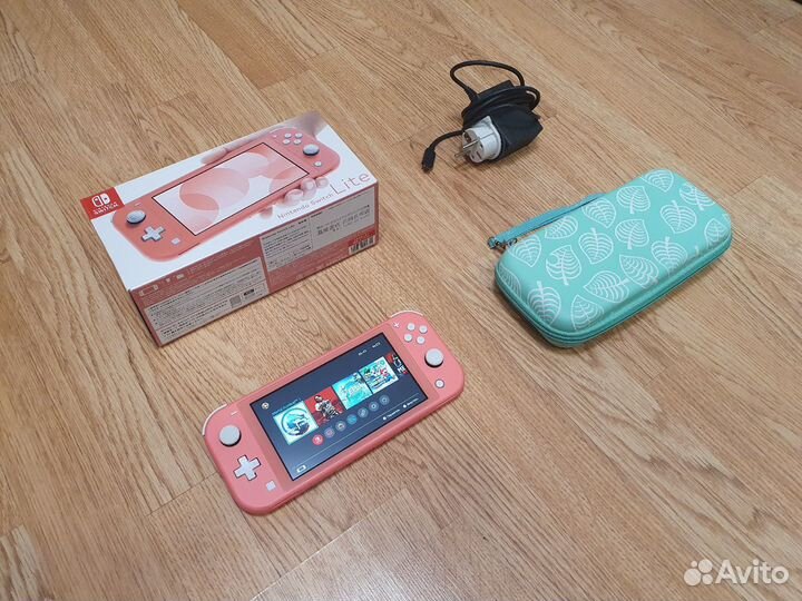 Прошитая Nintendo Switch lite (чип PicoFly) 160gb