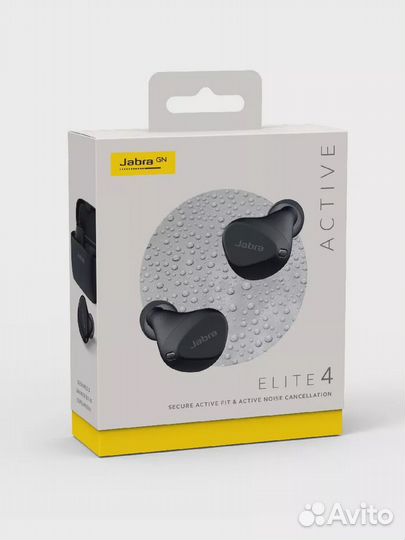 Беспроводные наушники Elite 4 Active Black Jabra