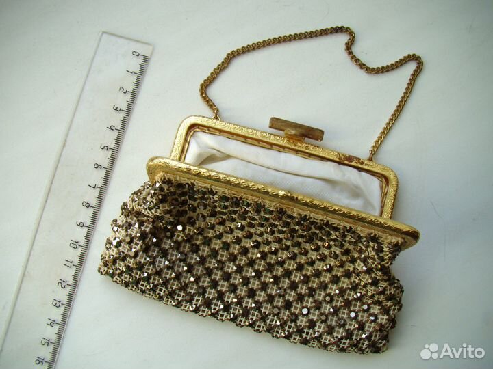 Сумочка театральная со стразами
