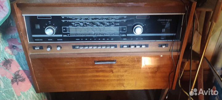 Ламповая радиола симфония 003 стерео без колонок