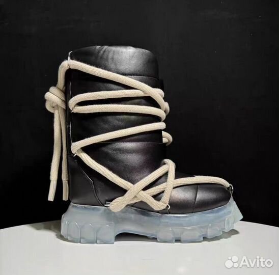 Rick Owens Lunar Boots Зимние Утепленные Ботинки