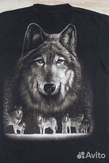 Футболка винтажная Таиланд - Волк,волки