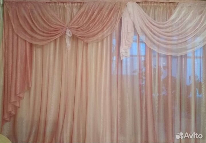 Штора с ламбрекеном