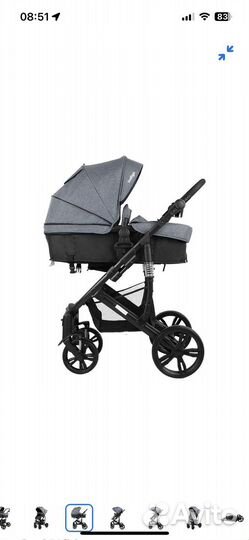 Коляска 2 в 1 indigo lotus